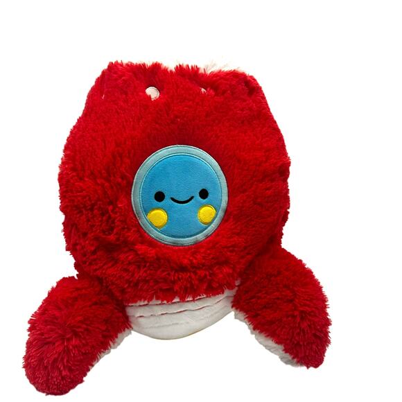 SQUISHABLE Large 18" RETIRED Red Rocket Space Ship Stuffed Plush Celestials EUC - Picture 2 of 9